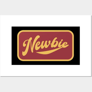 Newbie Gamer Minimal Logo Vintage Posters and Art